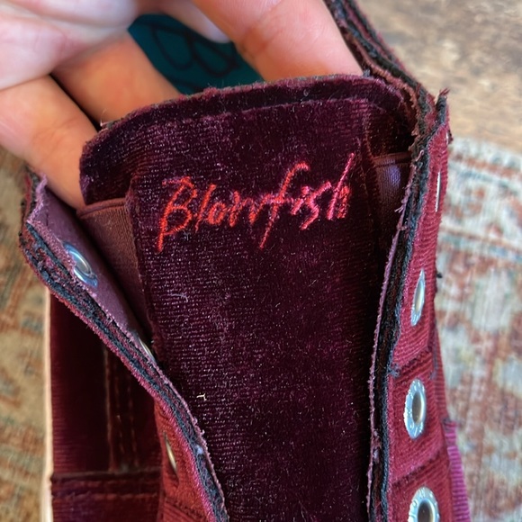 Blowfish Malibu Play Port Velvet size 10 slip on women’s sneakers - Picture 6 of 14